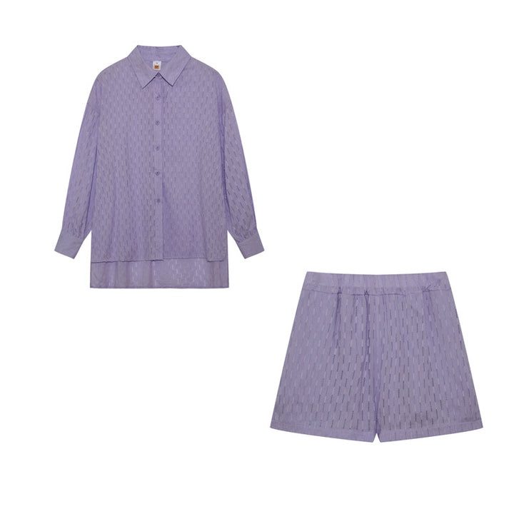 Stella | Completo Camicia e Pantaloni Corti Leggeri