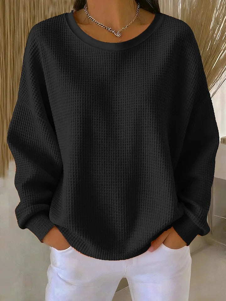 Eden | Maglione in maglia waffle