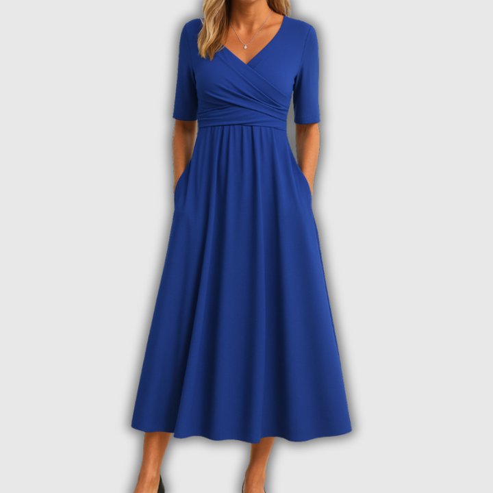 Elisa | Abito elegante a incrocio