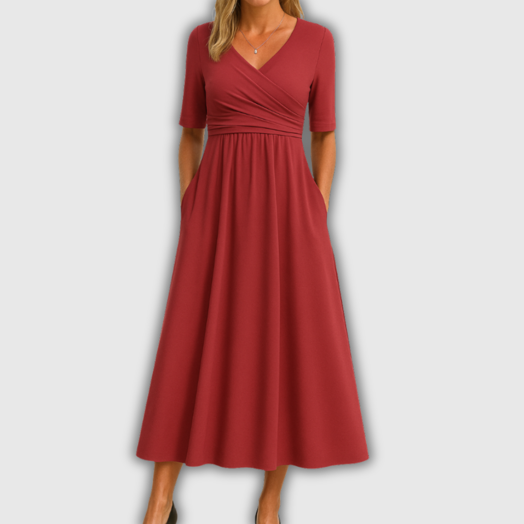 Elisa | Abito elegante a incrocio