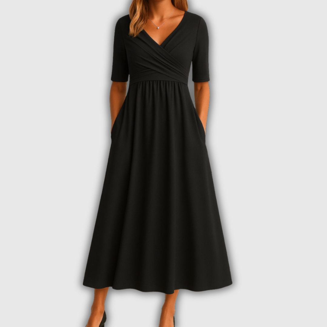 Elisa | Abito elegante a incrocio