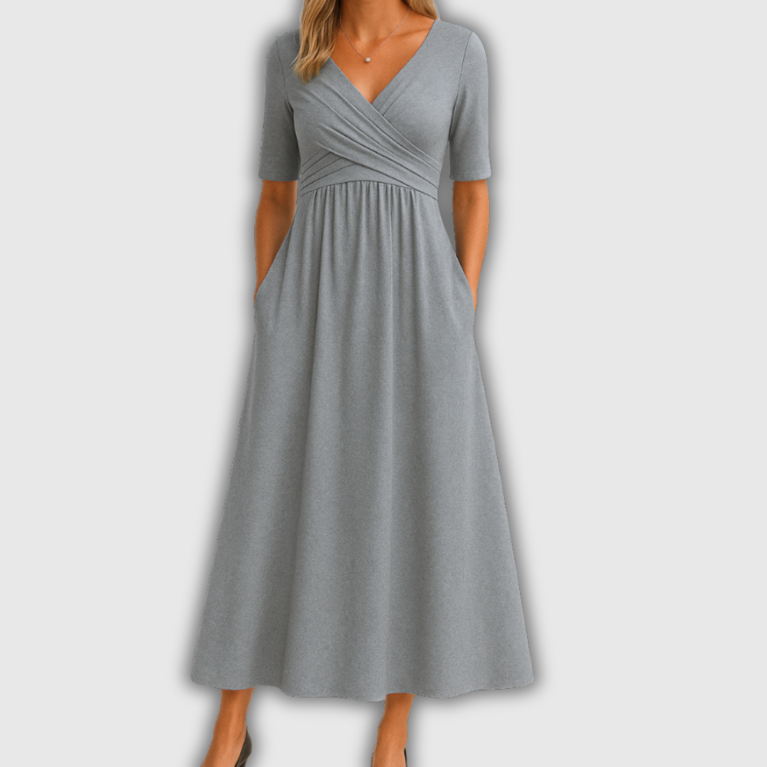 Elisa | Abito elegante a incrocio