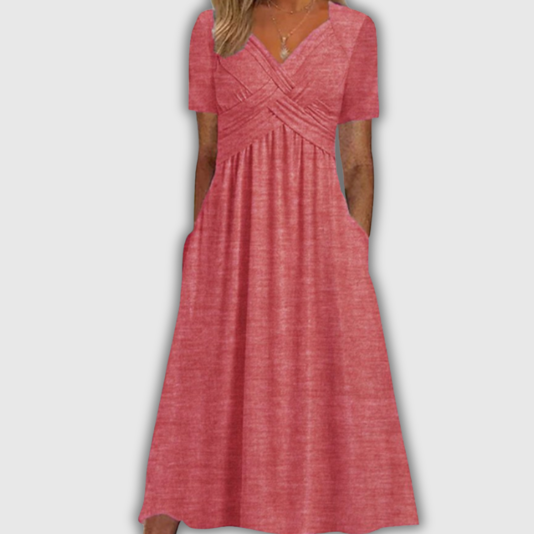 Elisa | Abito elegante a incrocio