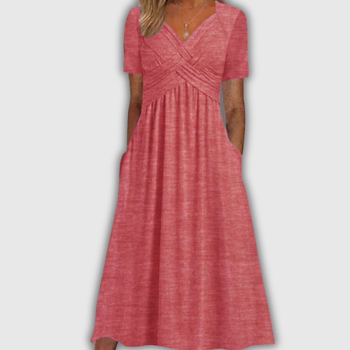 Elisa | Abito elegante a incrocio