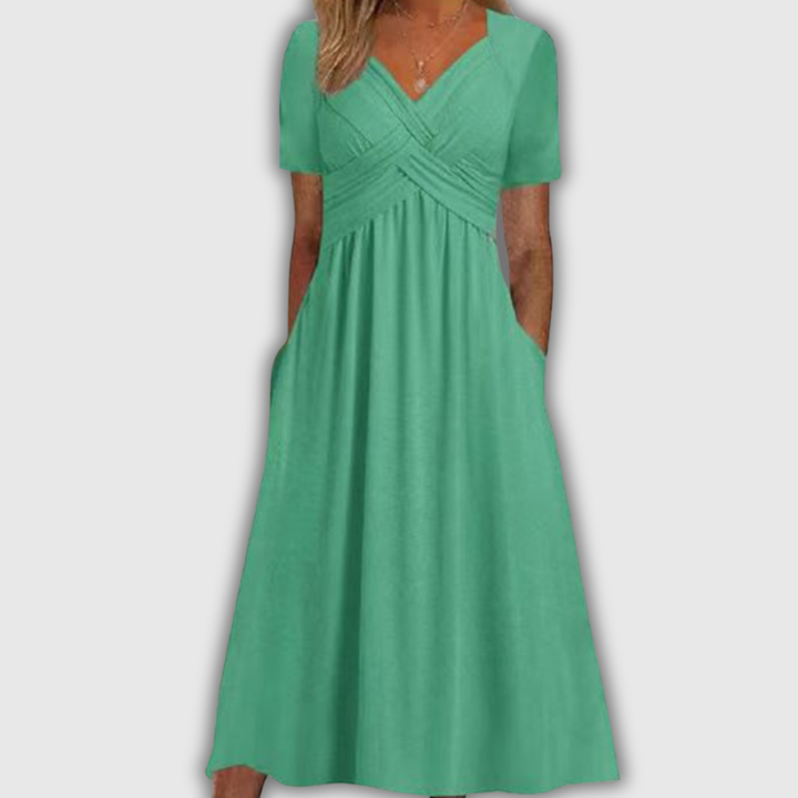 Elisa | Abito elegante a incrocio