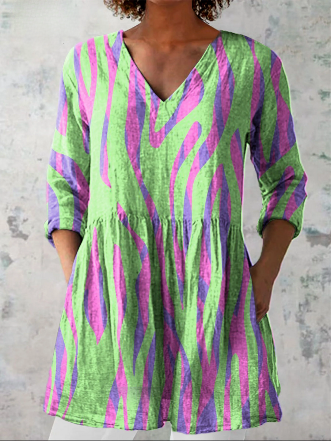 Sara | Blusa lunga a V