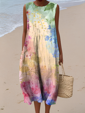 Camilla | Vera Abito Midi Floreale