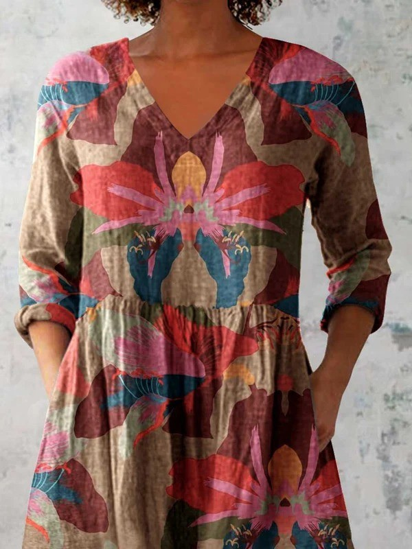 Giulia | Blusa lunga con scollo a V