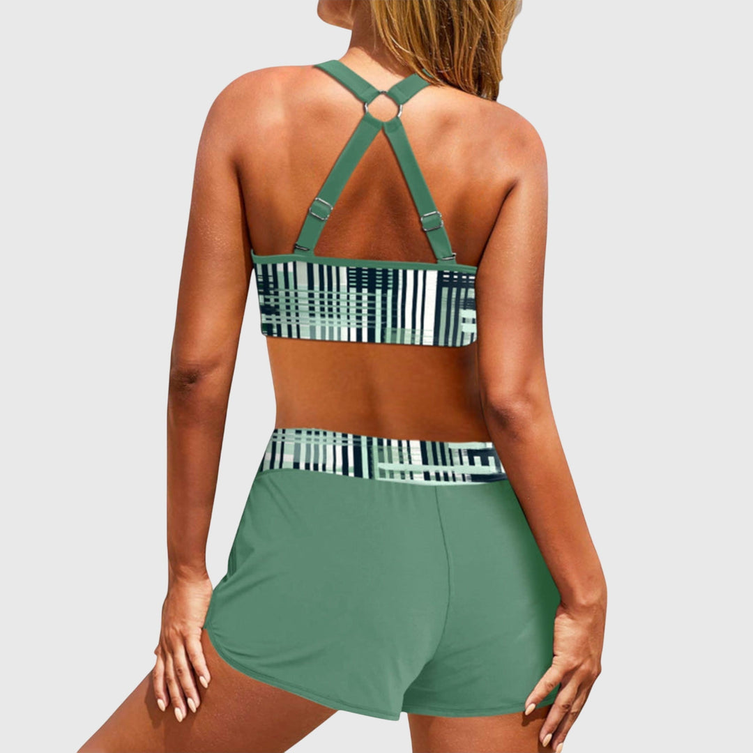 Emma | Bikini a Vita Alta Righe