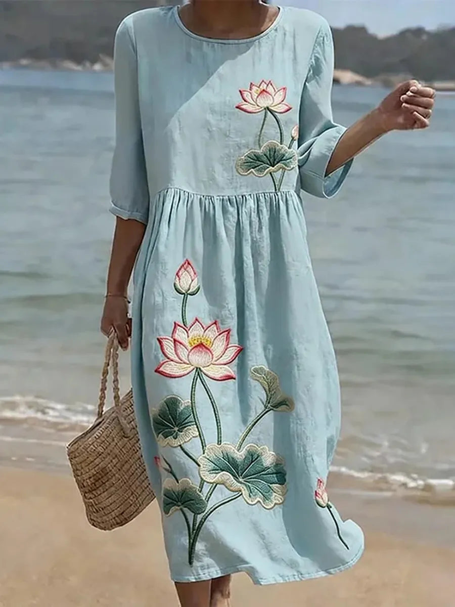 Giulia | Abito casual da donna con stampa floreale