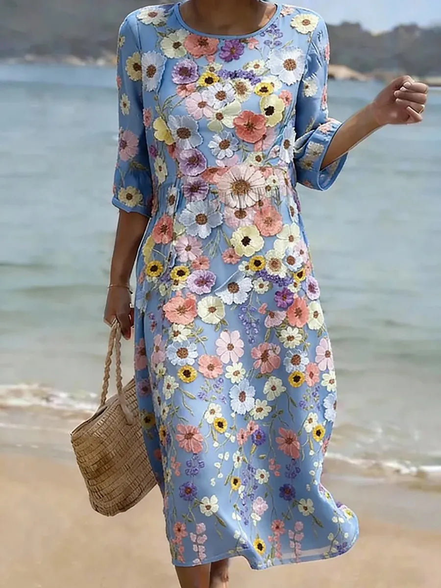 Isabella | Abito casual da donna con stampa floreale