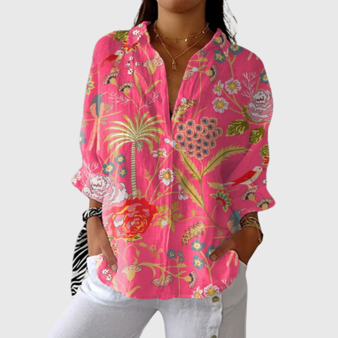 Emma | Blusa leggera e colorata stampata