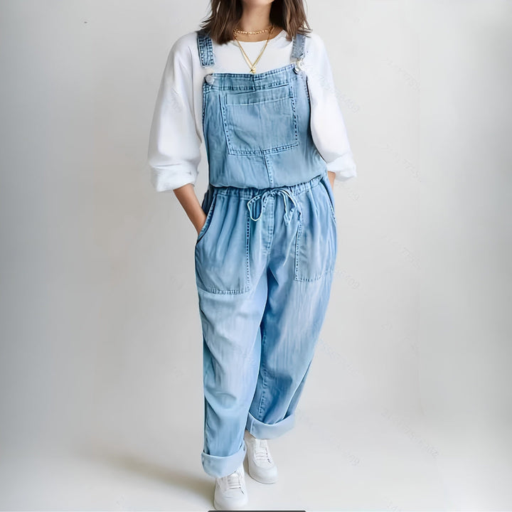 Antonella - Salopette casual in denim