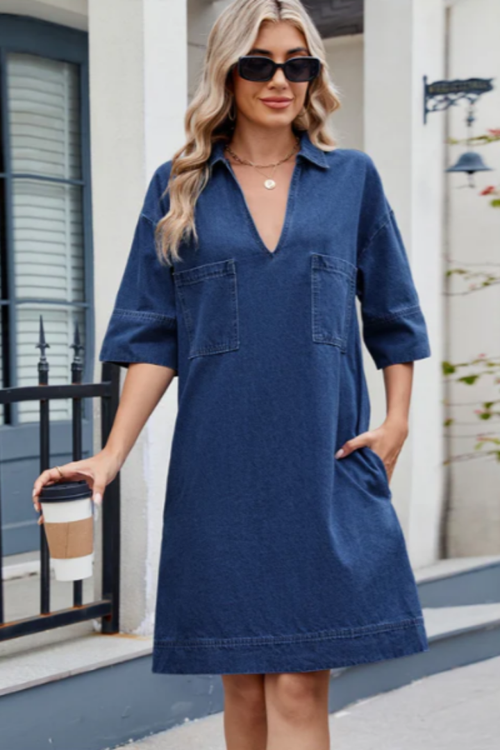 Elena - Abito casual in jeans