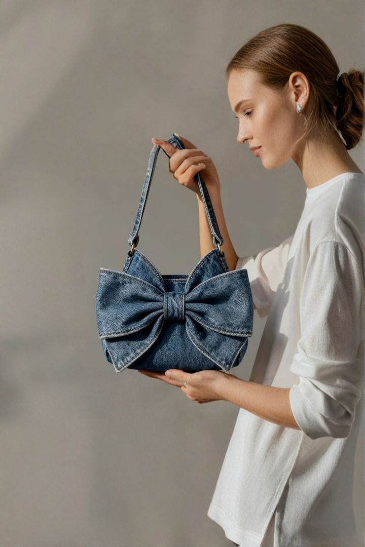 Manuela - Borsa rétro con fiocco