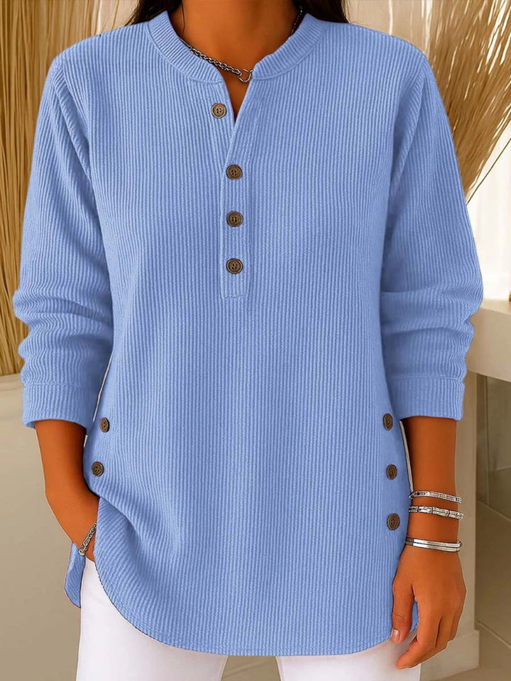 Livia | Maglione tunica con bottoni