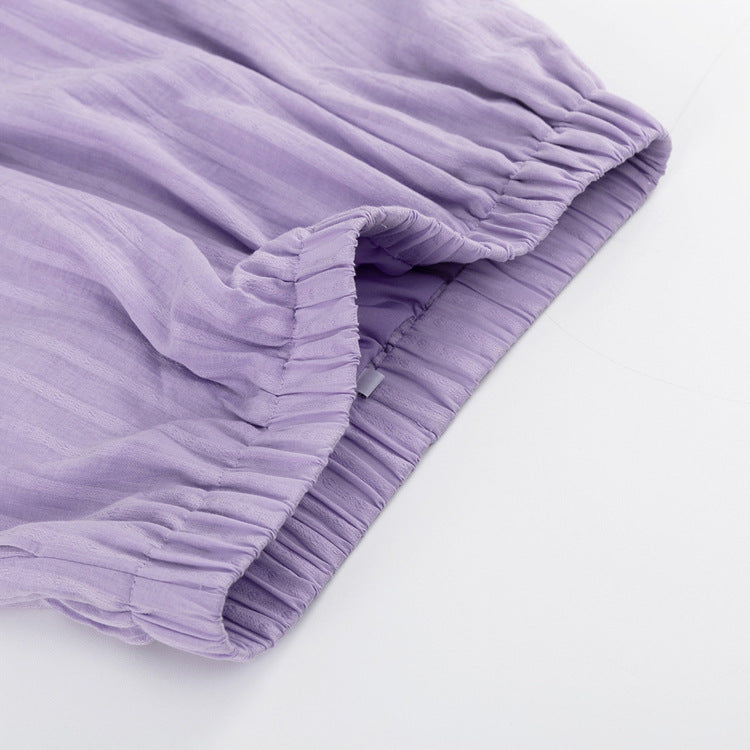 Giada | Completo Camicia Bottonata e Pantaloni Corti Arieggiati