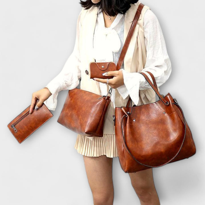 Iris | Set di borse vintage da 4 pezzi