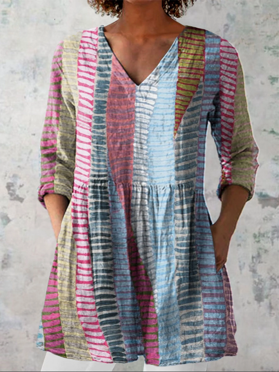 Martina | Blusa lunga a V
