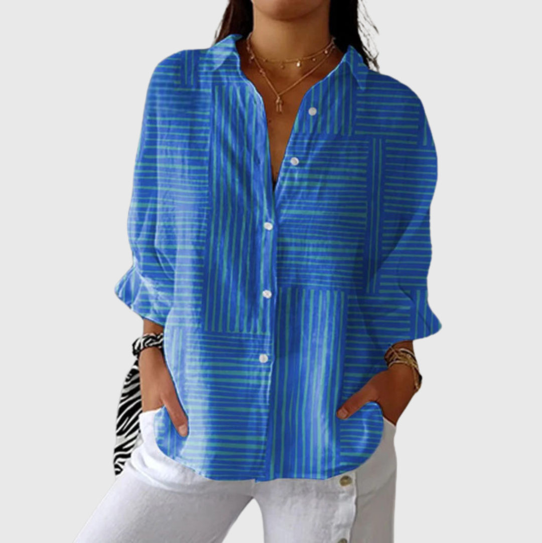 Rebecca | Blusa leggera e colorata stampata