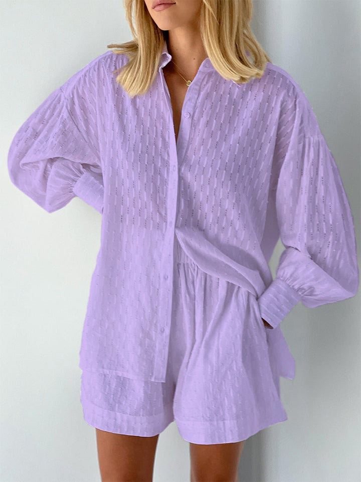 Stella | Completo Camicia e Pantaloni Corti Leggeri