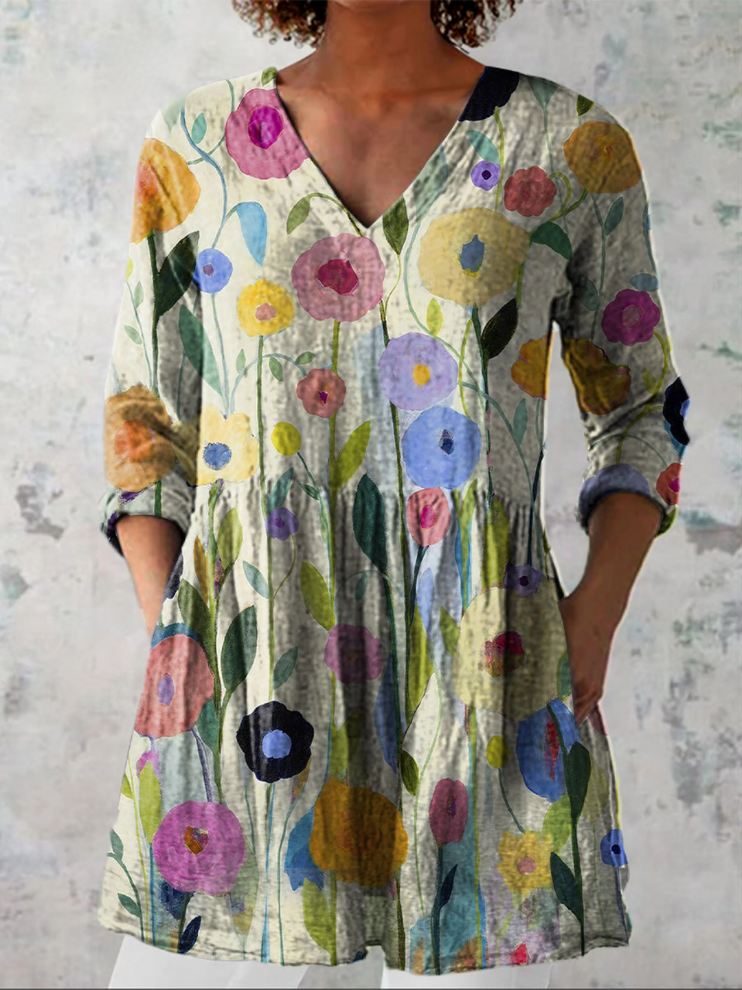 Beatrice | Blusa lunga a V