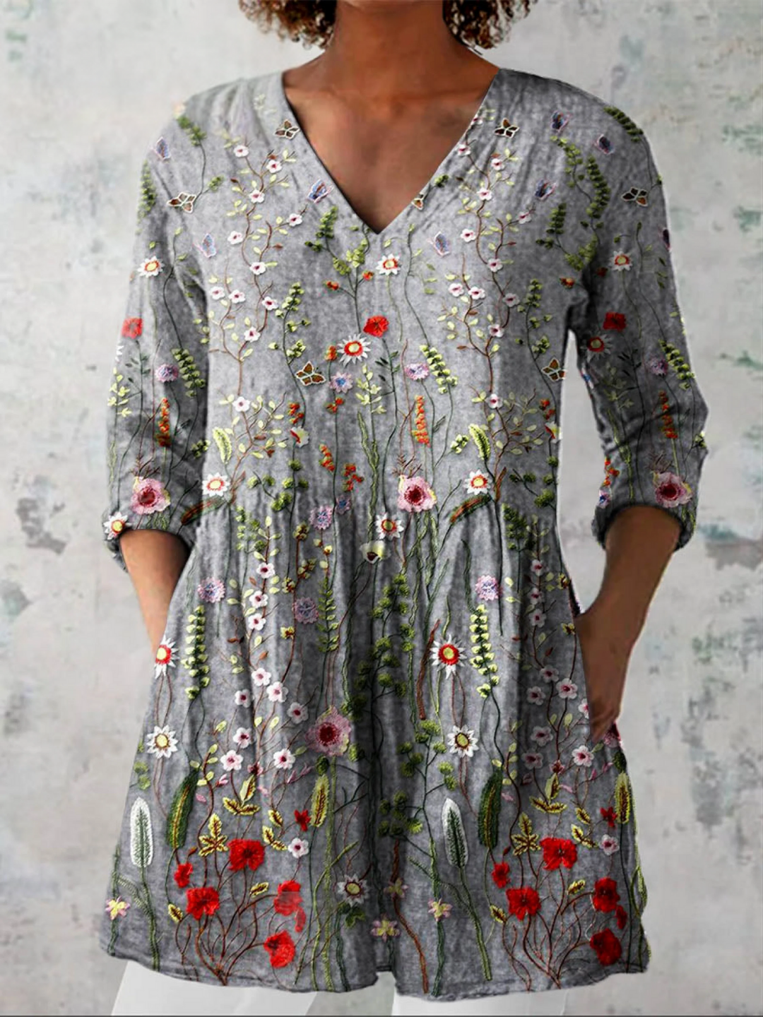 Penelope | Blusa lunga a V