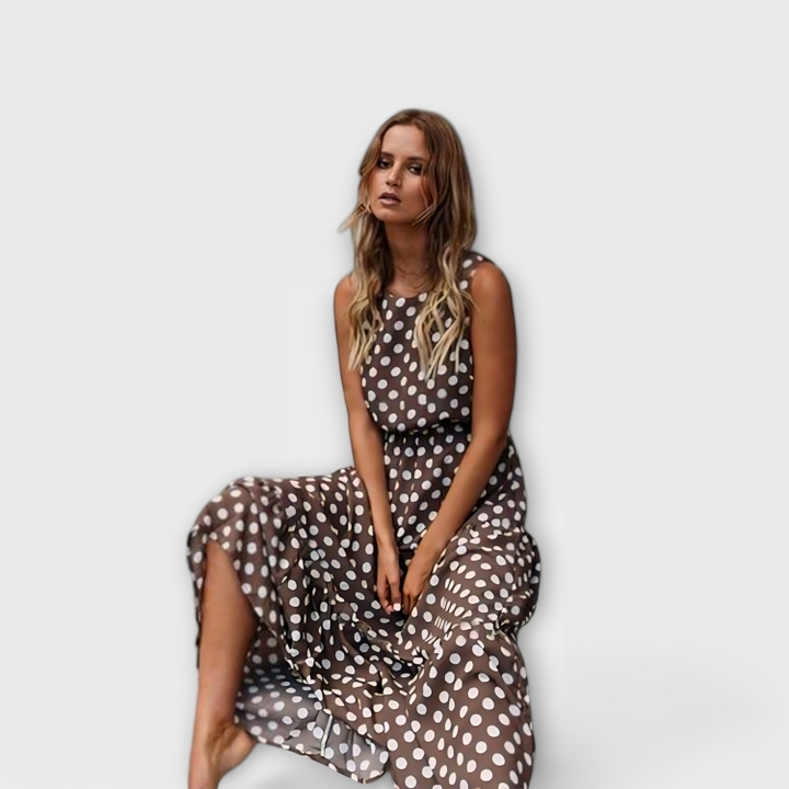 Dafne | Abito midi a pois