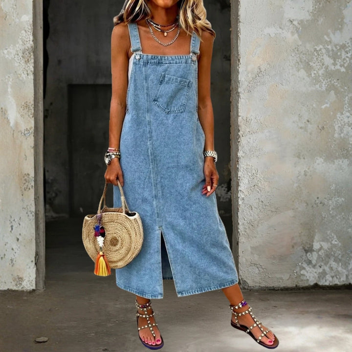 Gabriella - Abito casual in denim con spalline
