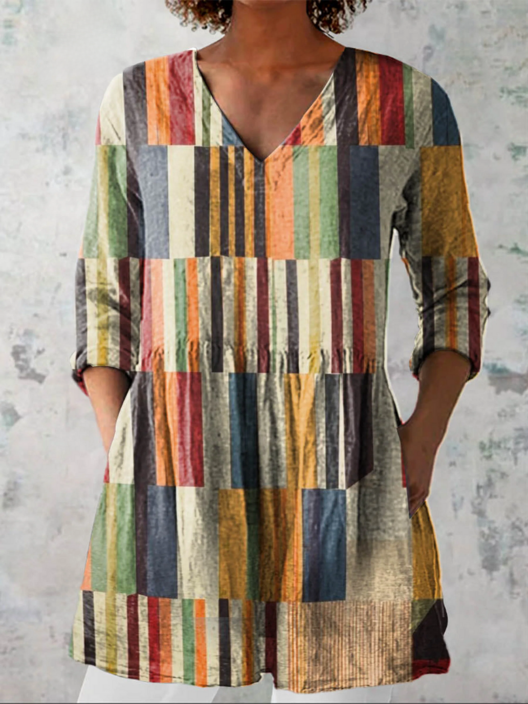 Sofia | Blusa lunga con scollo a V