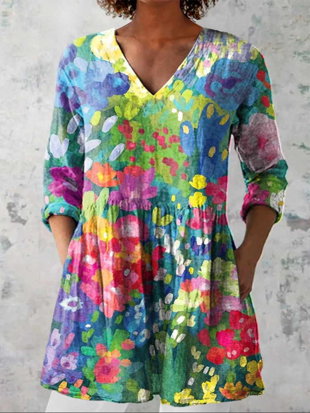 Eleonora | Blusa lunga a V