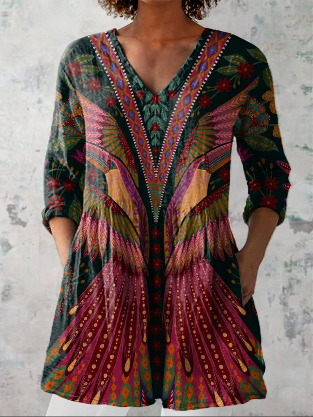 Emma | Blusa lunga a V