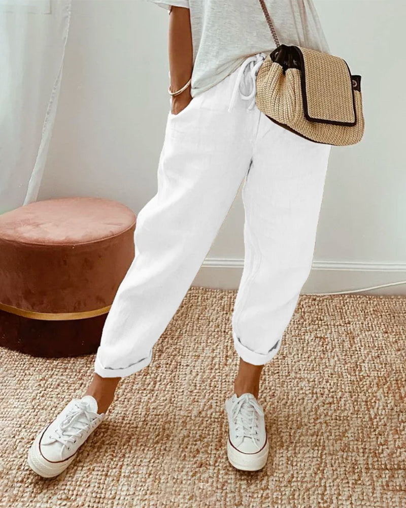 Giada | Pantaloni Fluidi Confortevoli ed Eleganti