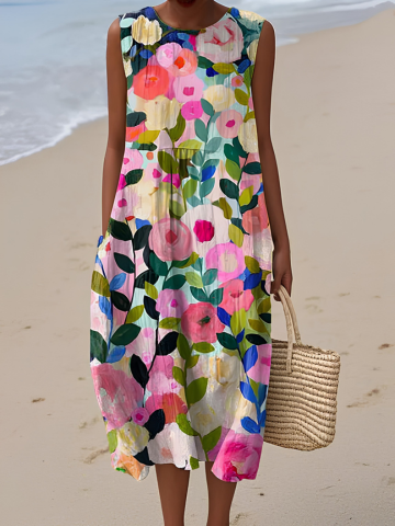 Margherita | Ava Abito Midi Floreale