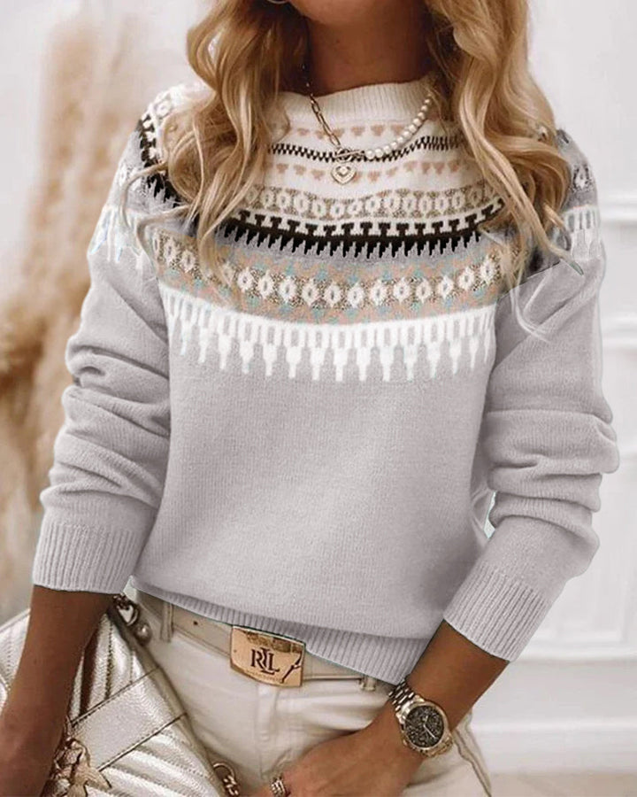 Carena | Maglione con motivo norvegese