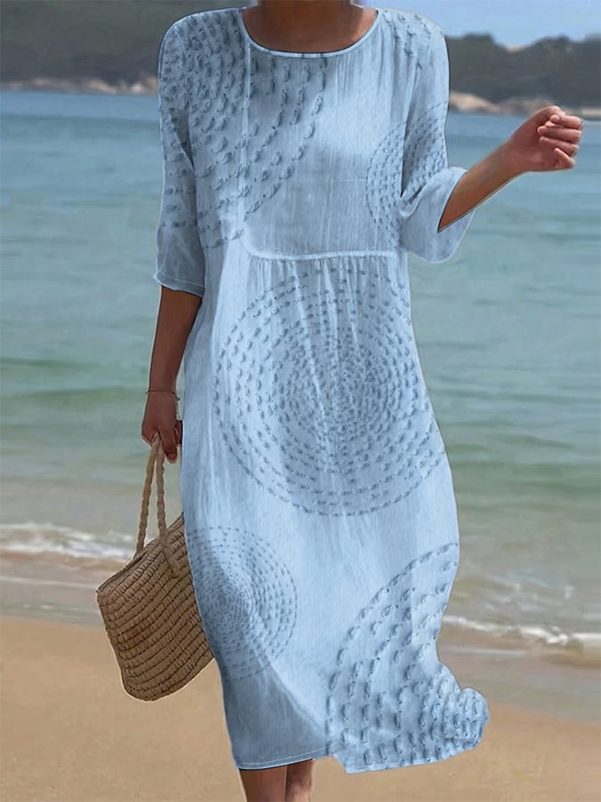 Emma | Abito casual da donna ricamato