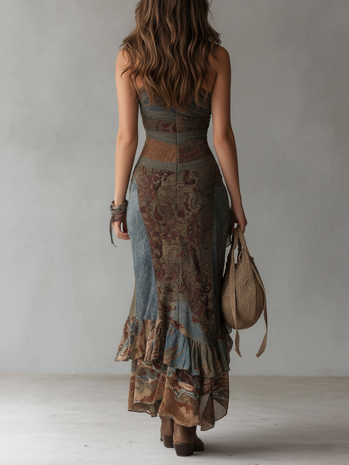 Erica | Abito Maxi Floreale Vintage