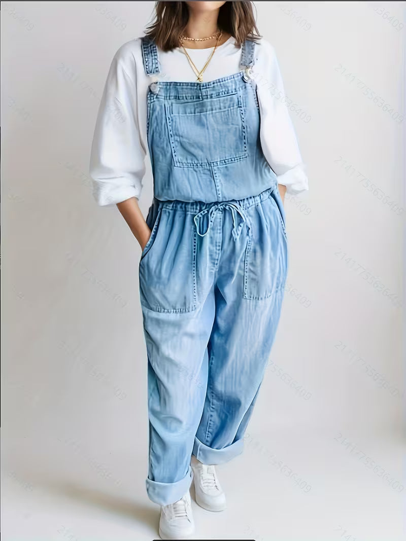 Antonella - Salopette casual in denim