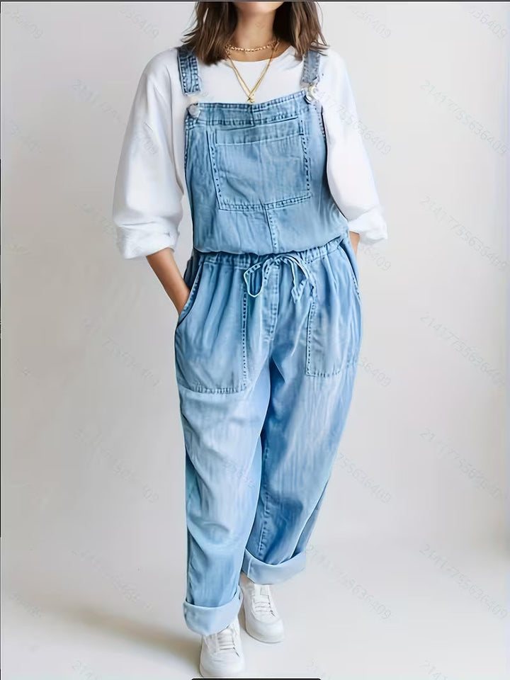 Antonella - Salopette casual in denim