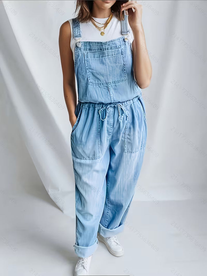 Antonella - Salopette casual in denim