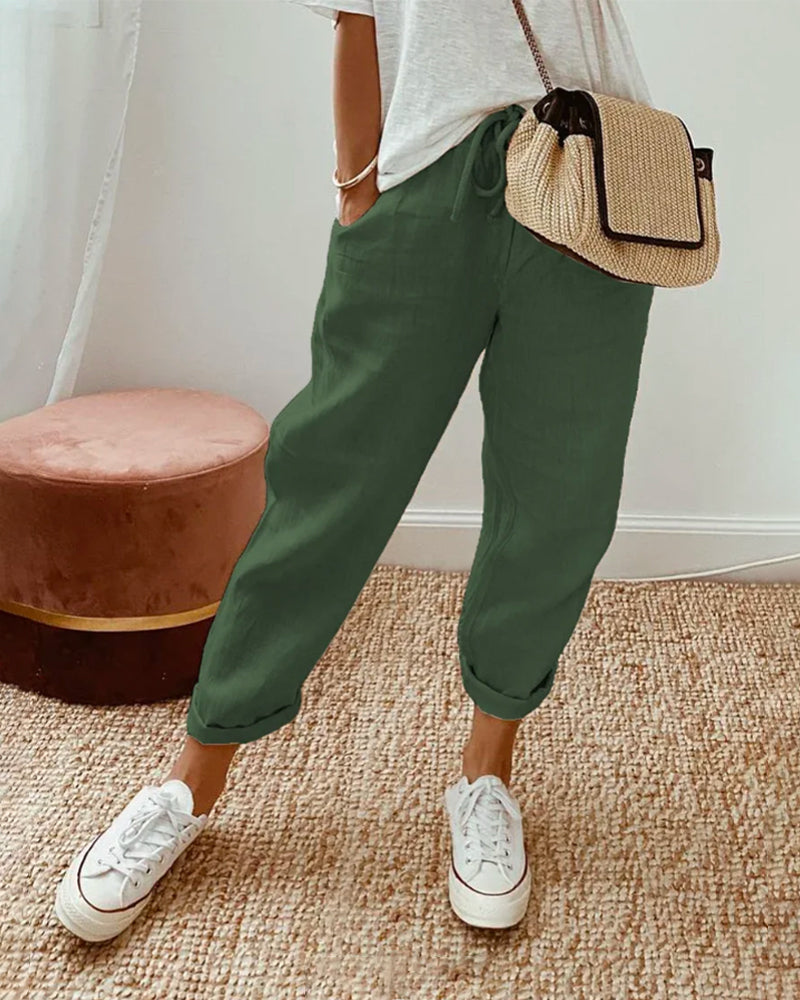 Giada | Pantaloni Fluidi Confortevoli ed Eleganti