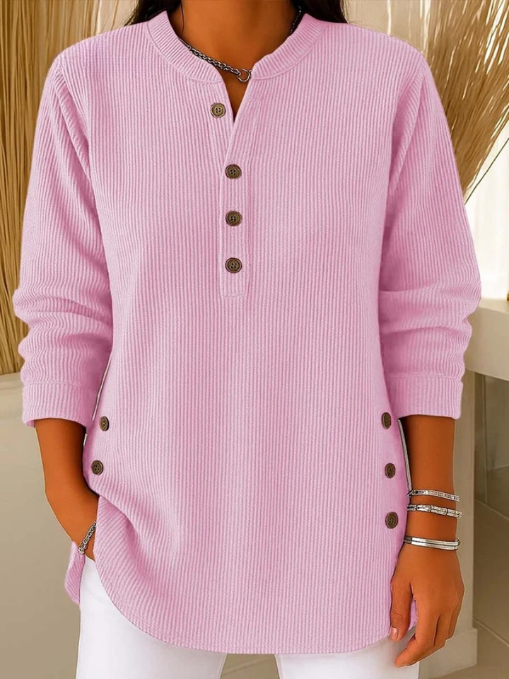 Livia | Maglione tunica con bottoni