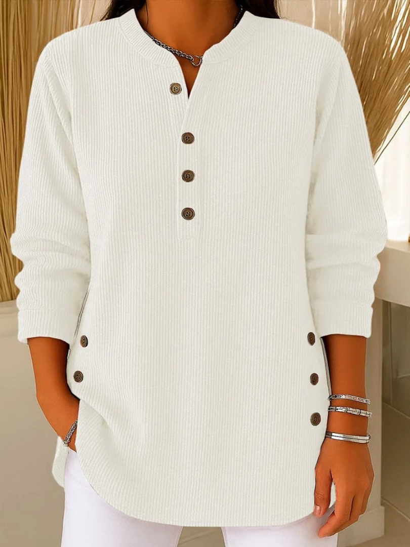Livia | Maglione tunica con bottoni