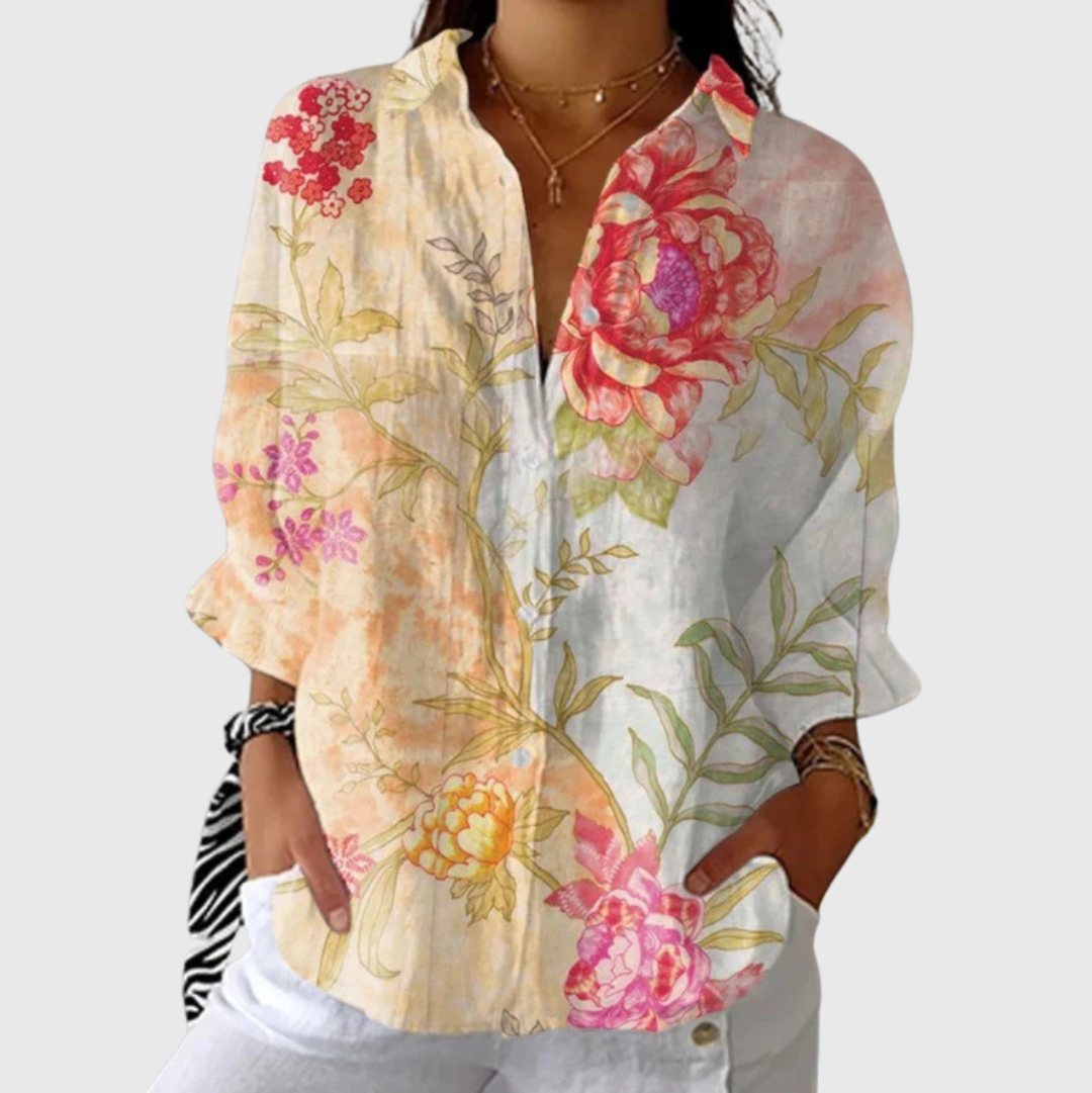 Eva | Blusa leggera e colorata con stampa