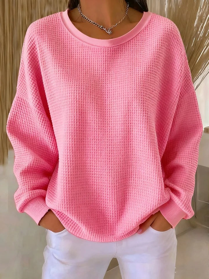 Eden | Maglione in maglia waffle