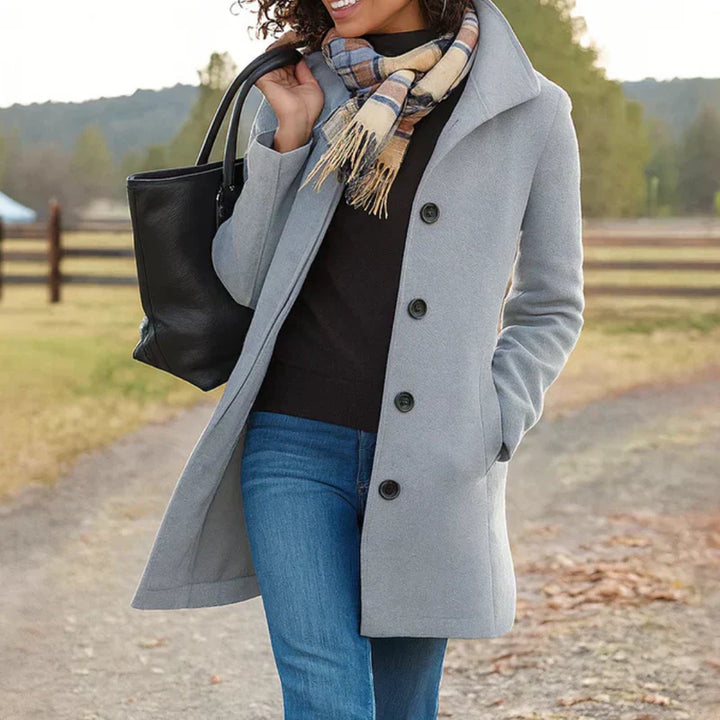 Iris | Cappotto a Un Bottone