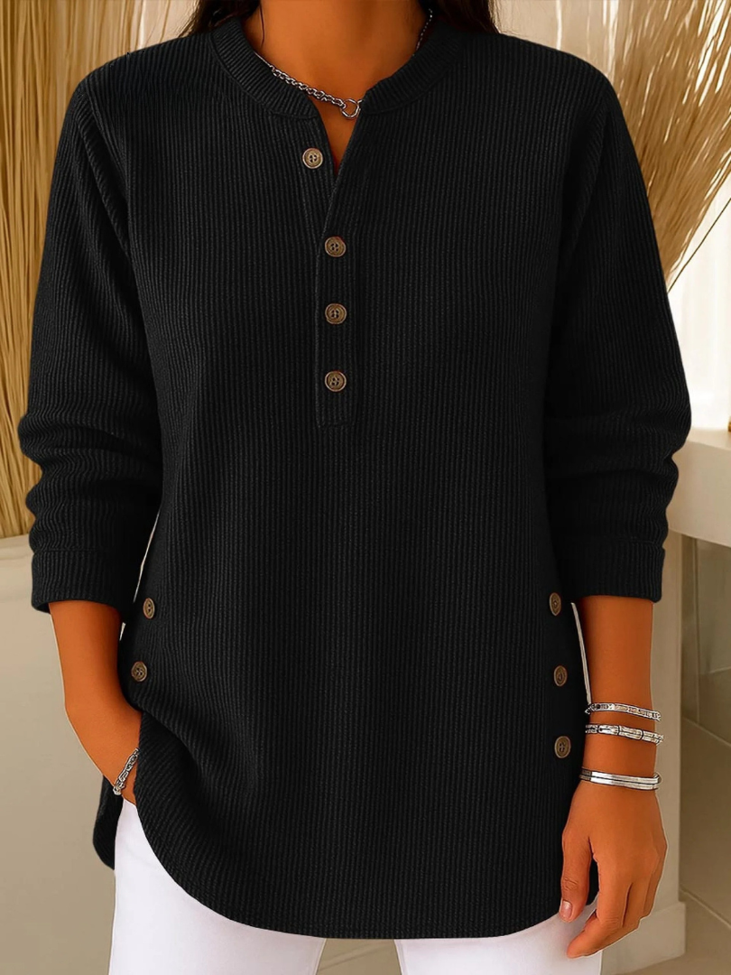 Livia | Maglione tunica con bottoni