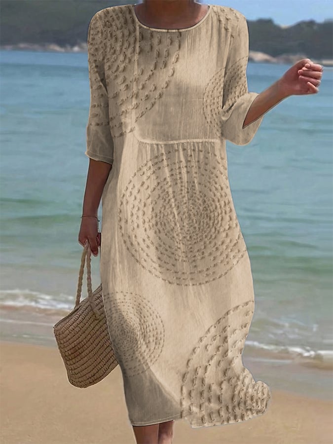 Emma | Abito casual da donna ricamato
