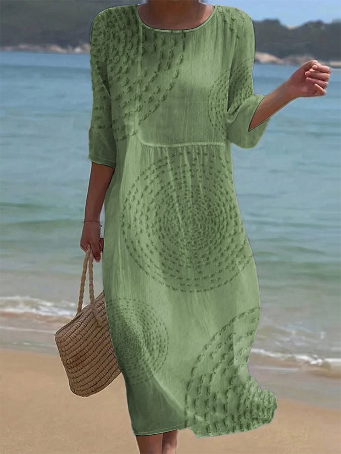 Emma | Abito casual da donna ricamato