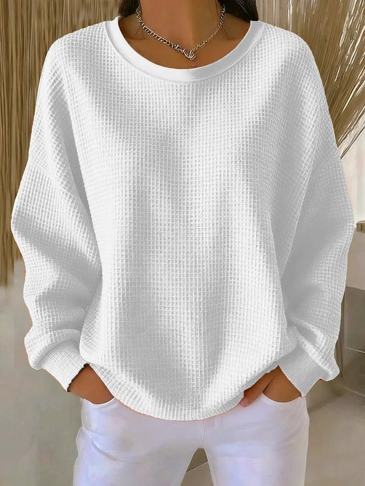Eden | Maglione in maglia waffle